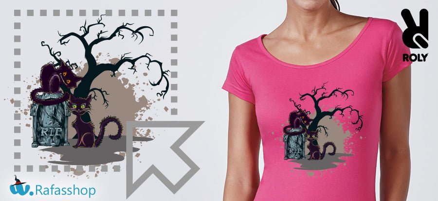 2 Camiseta Guadalupe 6647 Roly Mujer Manga Corta