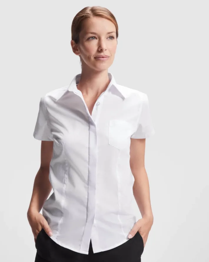 Camisa Laboral Roly Sofia 5061 Mujer Manga Corta