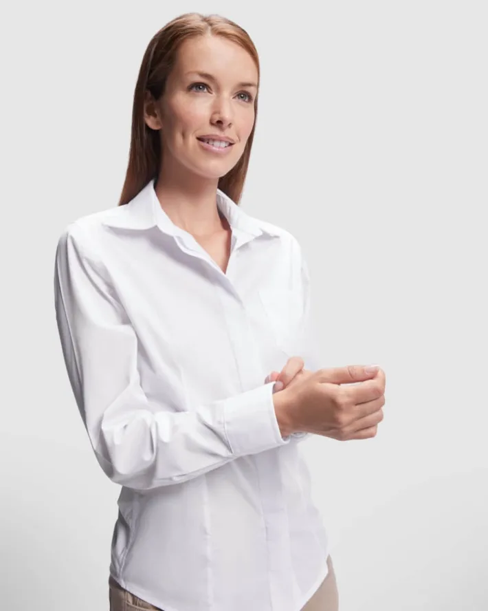 Camisa Laboral Roly Sofia L/S 5161 Mujer Manga Larga - Imagen 6