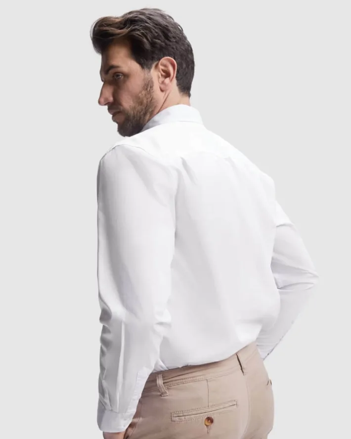 Camisa Laboral Roly Aifos L/S 5504 Hombre Manga Larga - Imagen 3