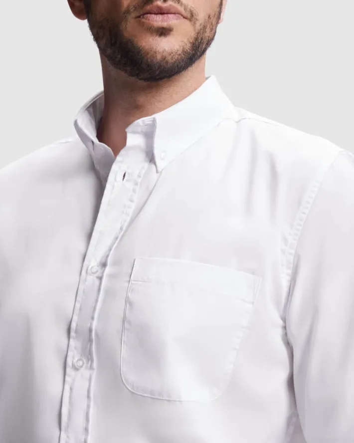 Camisa Laboral Roly Aifos L/S 5504 Hombre Manga Larga - Imagen 4