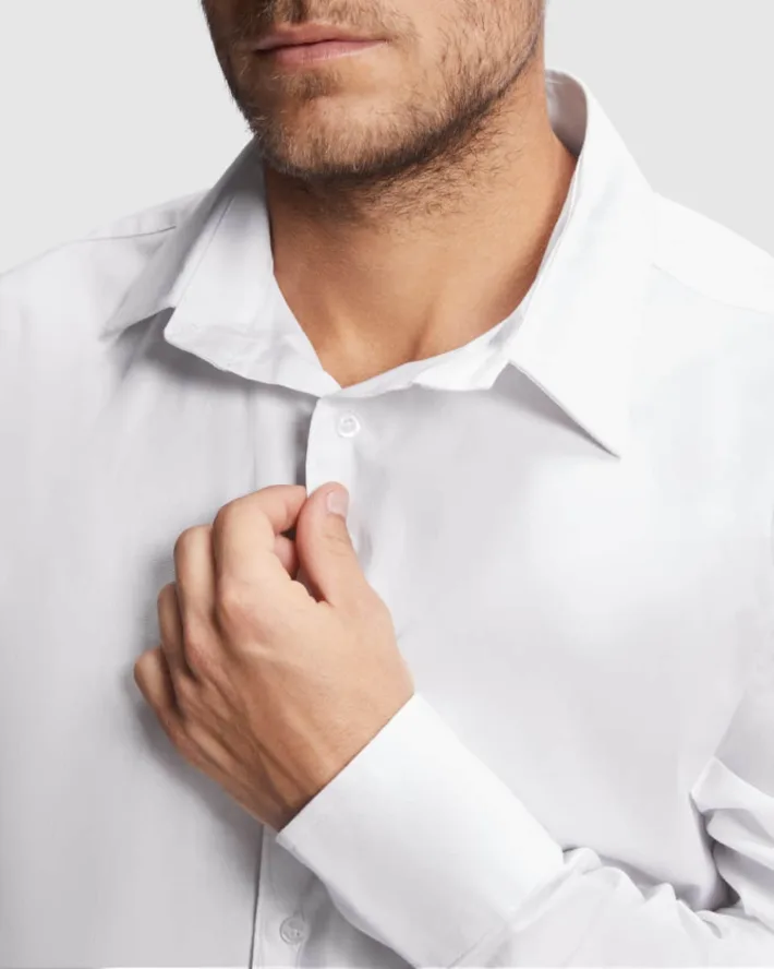 Camisa Laboral Roly Moscú 5506 Hombre Manga Larga - Imagen 3