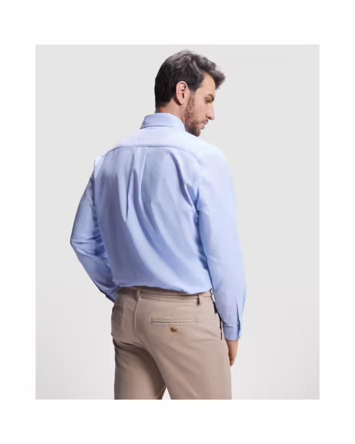 Camisa Laboral Roly Oxford 5507 Hombre Manga Larga - Imagen 5