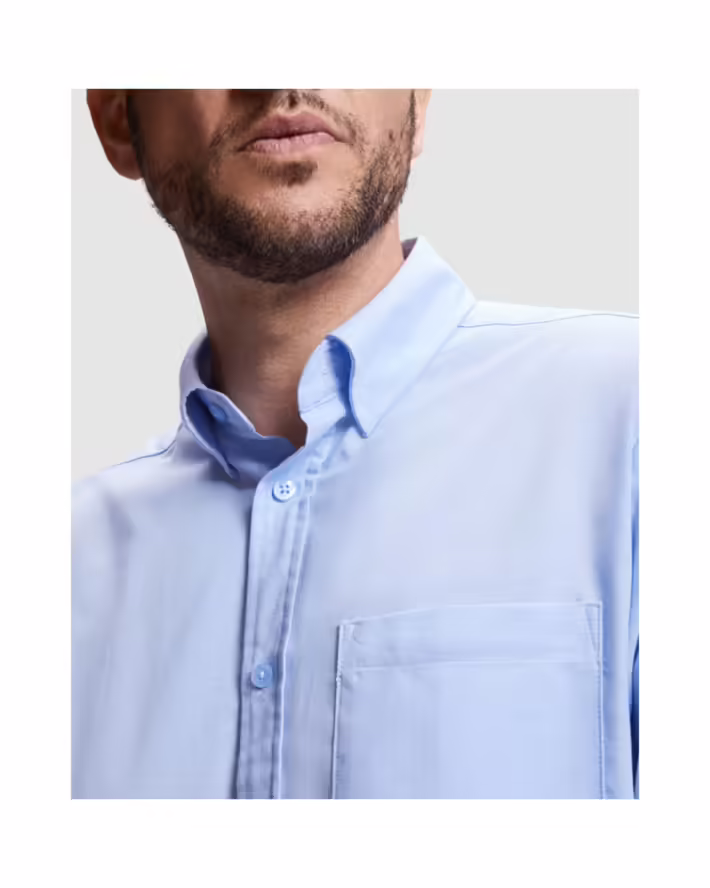 Camisa Laboral Roly Oxford 5507 Hombre Manga Larga - Imagen 4