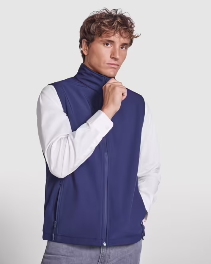 Chaleco Roly Quebec 6438 Hombre Softshell