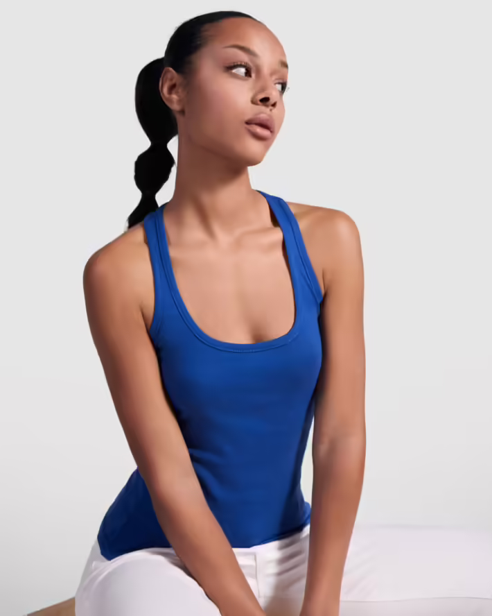 Camiseta Roly Carolina 6517 Mujer Tirantes - Imagen 3