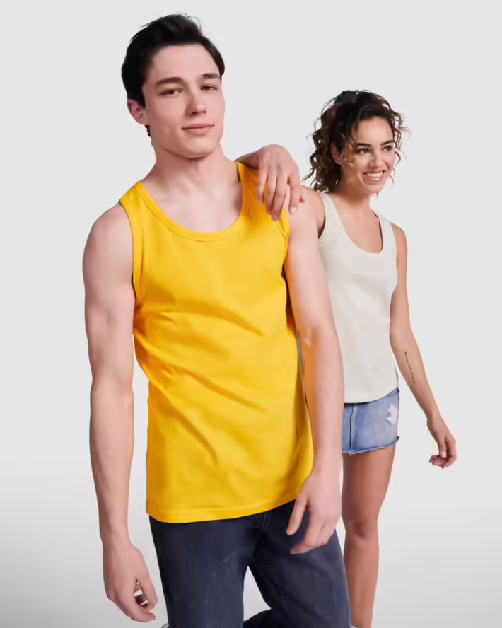 Camiseta Roly Texas 6545 Hombre Tirantes - Imagen 4