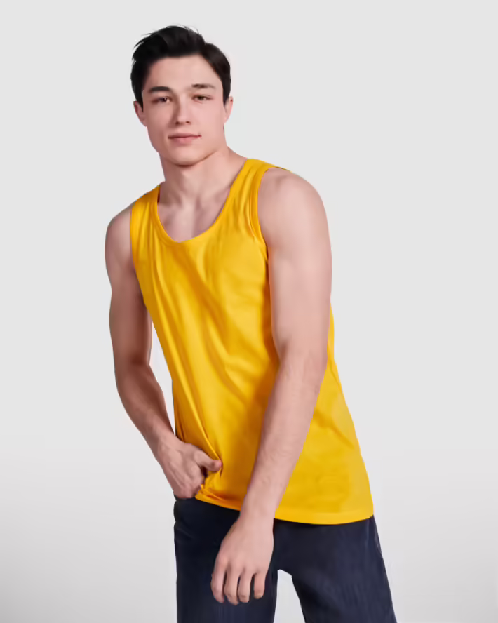 Camiseta Roly Texas 6545 Hombre Tirantes - Imagen 5