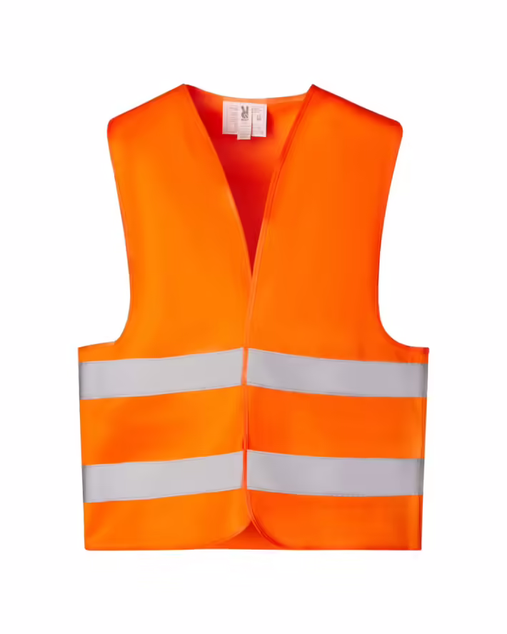 Chaleco Fluorescente Roly Sirio 5063 Seguridad Laboral - Imagen 2