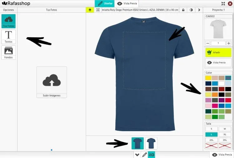 Tutorial Diseñador Rafasshop 1