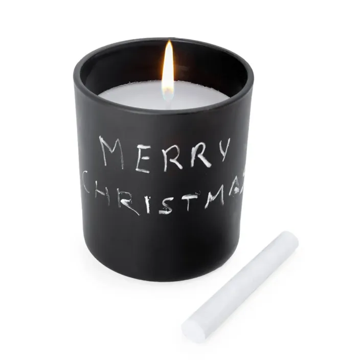 Vela Aromática en Recipiente Cerámico con Tiza para Escribir Stamina King 1307 - Imagen 2
