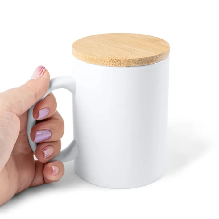 Taza de Cerámica con Tapa Stamina Berry 4012 - Imagen 3