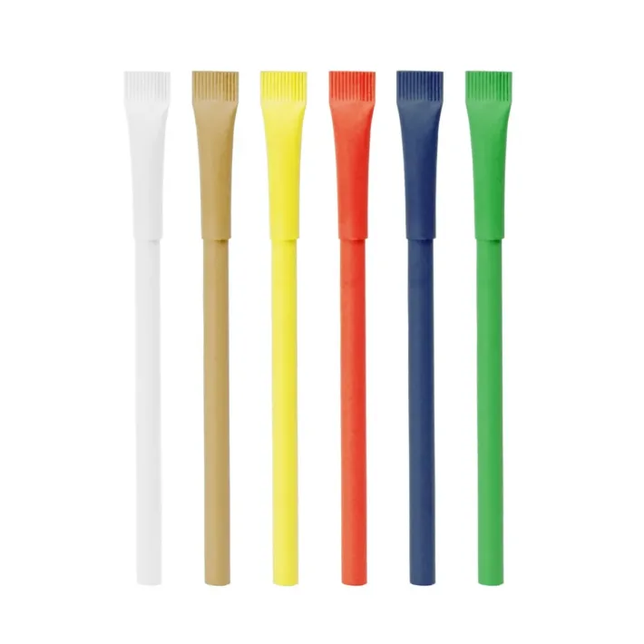 *OUTLET* Bolígrafo con Pulsador Cartón Reciclado Stamina Liande 8042 - Imagen 3
