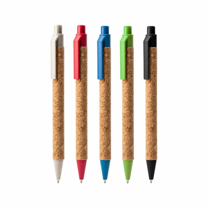 Bolígrafo con Pulsador Corcho Reciclado Stamina Comper 8043 - Imagen 2