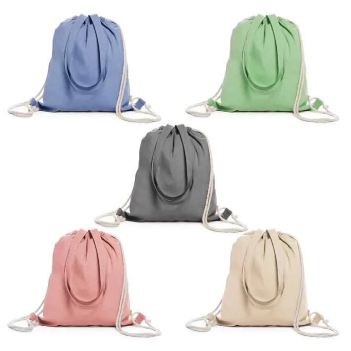 Mochila Saco de Algodón Reciclado Stamina Varese 7107 - Imagen 3