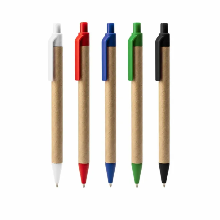 Bolígrafo con Pulsador Cartón Reciclado Stamina Alder 8079 - Imagen 2