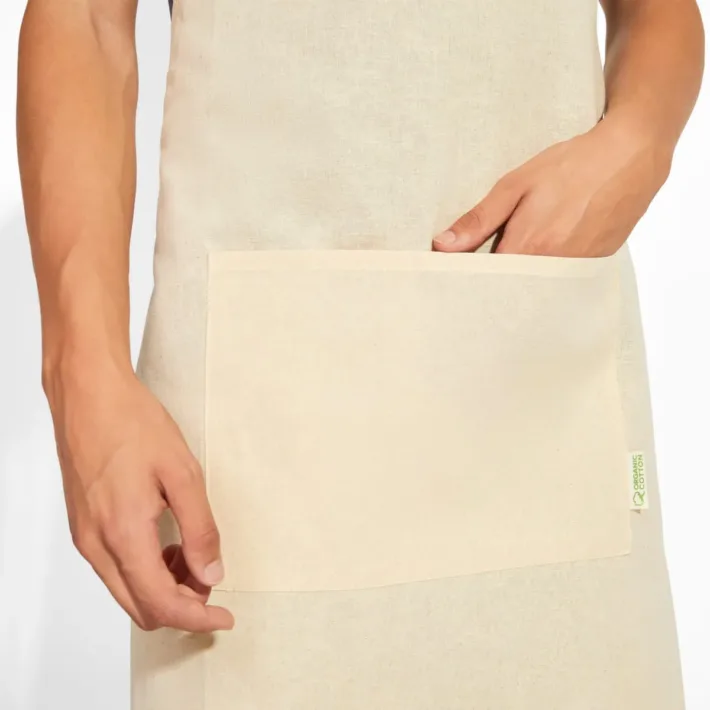 Delantal de Algodón Orgánico con Bolsillo Stamina Oliver 9135 - Imagen 5