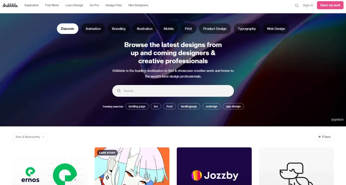 dribbble jpg webp