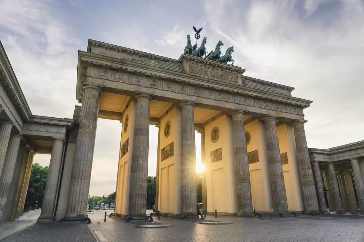 brandenburg gate sunset german iconic interest location 1 jpg